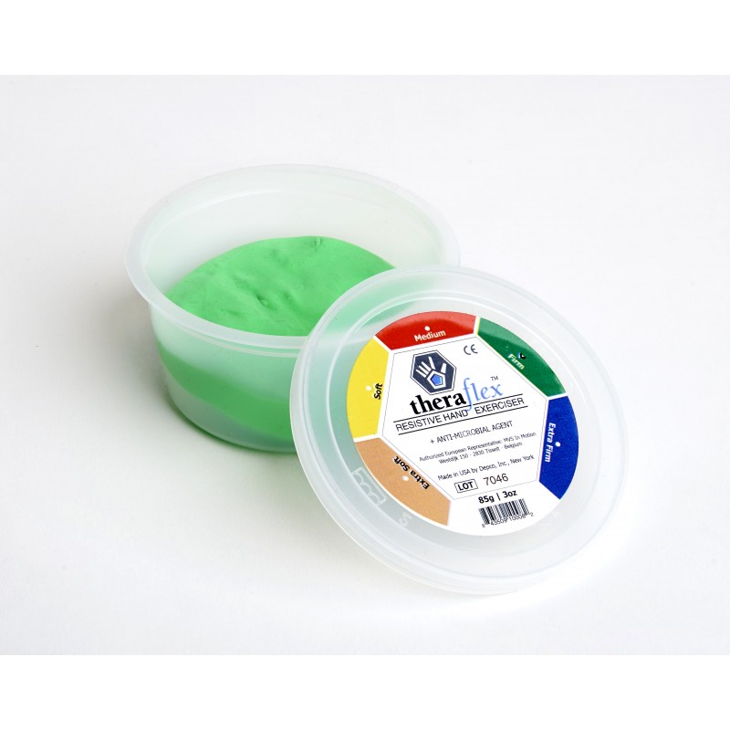 Theraflex Putty Anti-Microbial 85g - Stevig - Groen