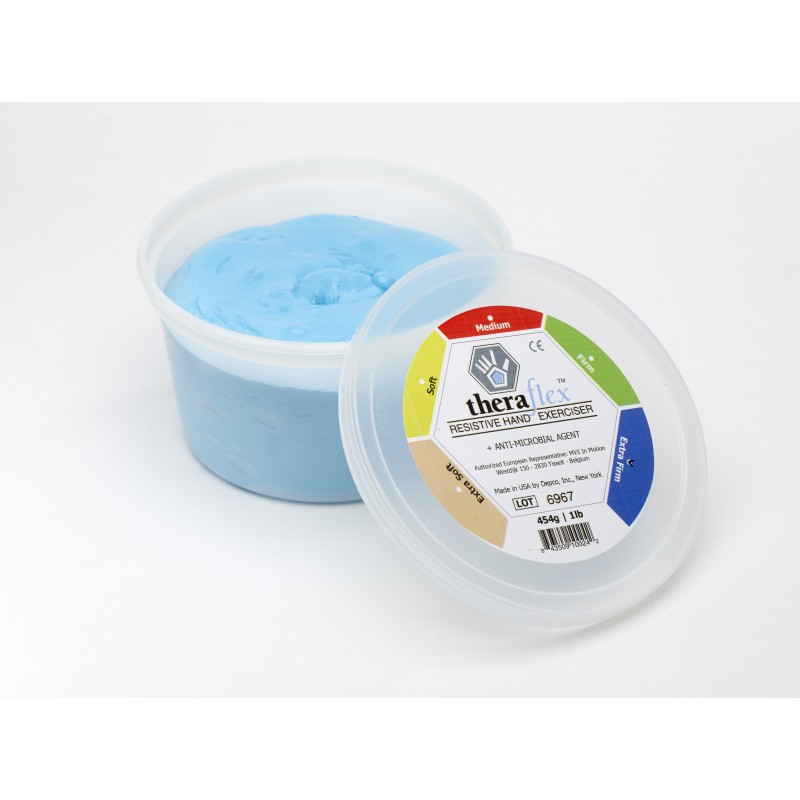 Theraflex Putty Anti-Microbial 454g - Extra Stevig - Blauw