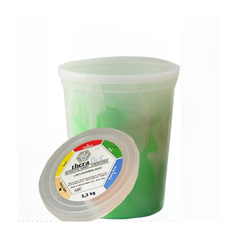 Theraflex Putty Anti-Microbial 2,3kg - Stevig - Groen