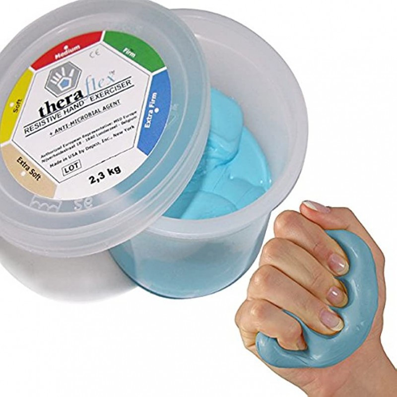 Theraflex Putty Anti-Microbial 2,3kg - Extra Stevig - Blauw