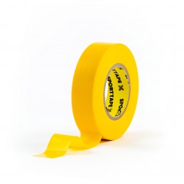 Sokkentape - 19mm x 20 mtr - Geel - per stuk