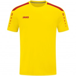 Jako Shirt Power KM - Geel/Rood