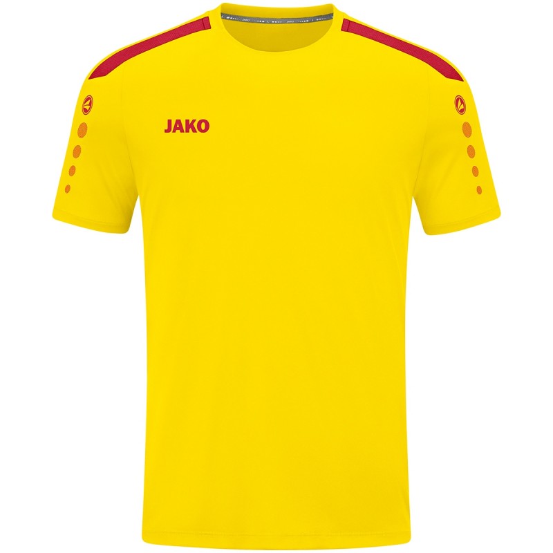 Jako Shirt Power KM - Geel/Rood