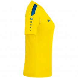 Jako Shirt Power KM - Geel/Blauw