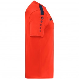 Jako Shirt Power KM - Oranje/Marine Blauw