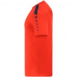 Jako Shirt Power KM - Oranje/Marine Blauw