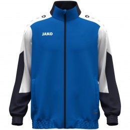 JAKO Geweven Jas Dynamic - Royal/Wit/Marine