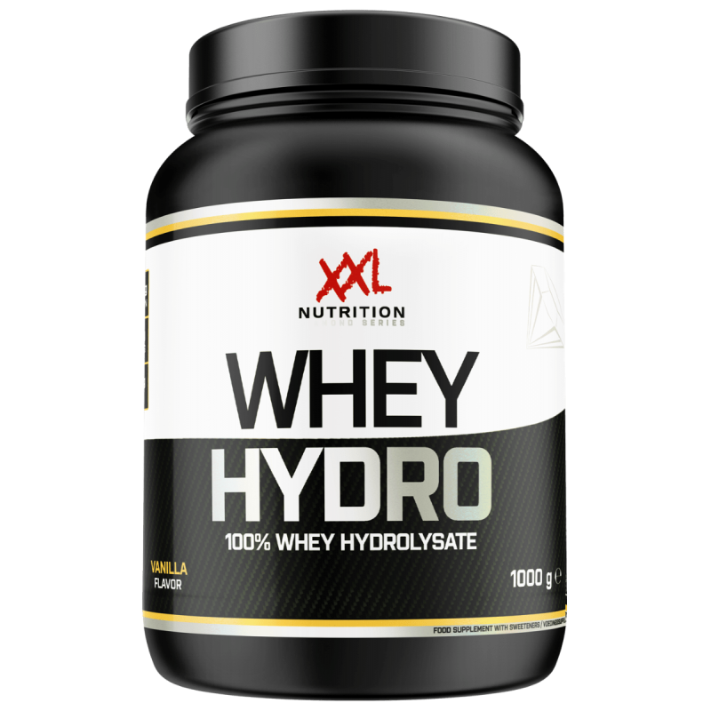 XXL Nutrition – Whey Hydro Aardbei 1000 Gram