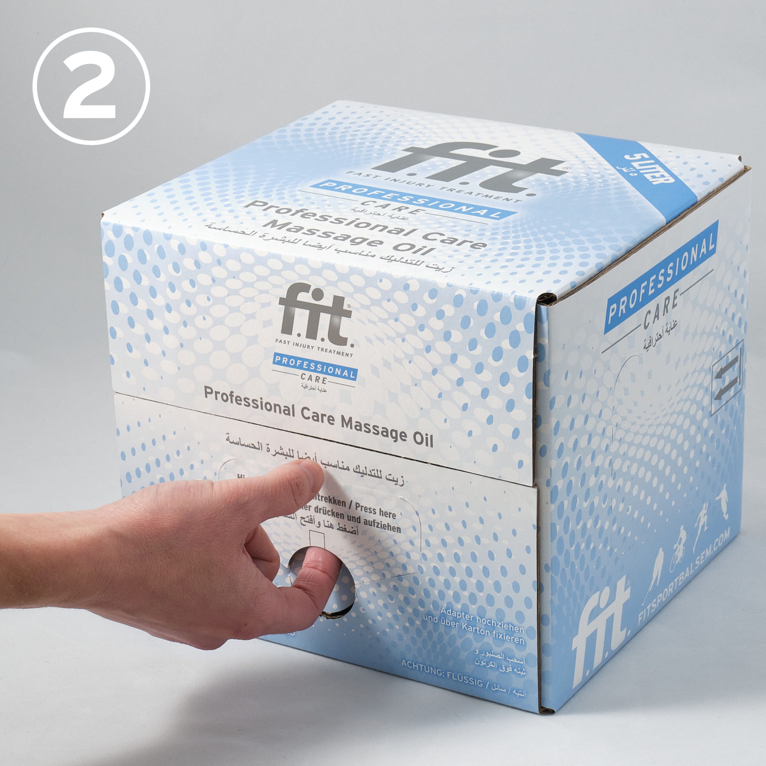 FIT Massageolie 5 liter gebruiksaanwijzing 2